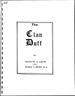 The Clan Duff