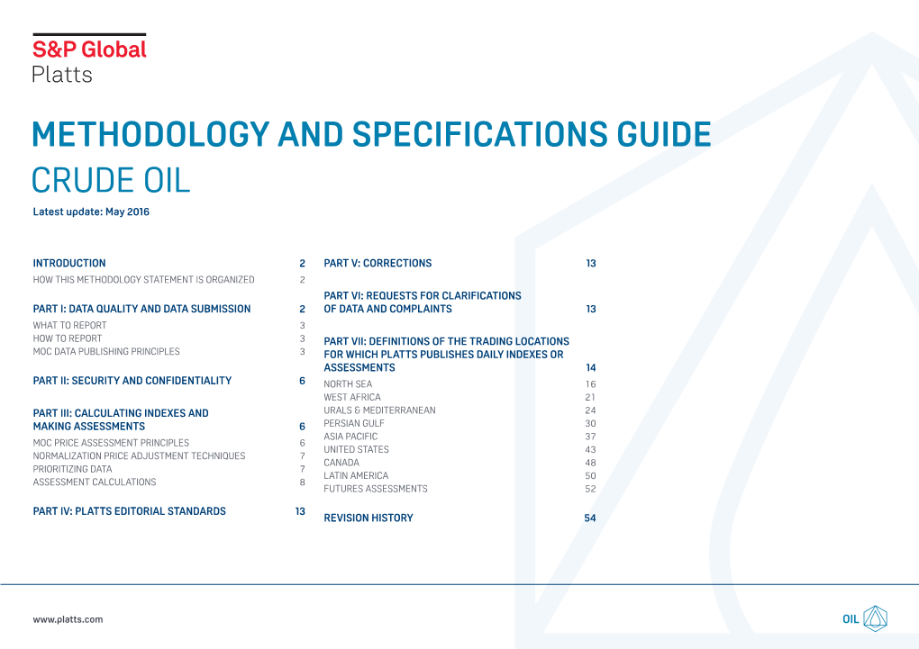 platts methodology