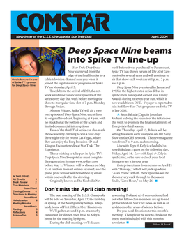 Deep Space Nine Beams Into Spike TV Line-Up