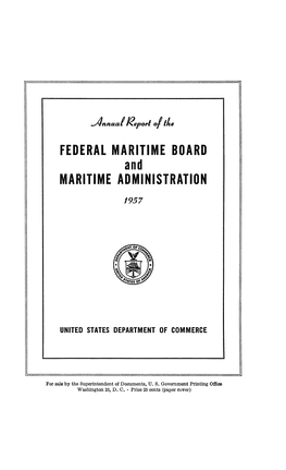 Federal Maritime Board Maritime Administration