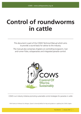 Control of Roundworms in Cattle
