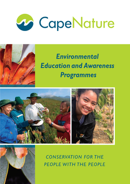 Cape Nature Education and Awareness Programmes Booklet