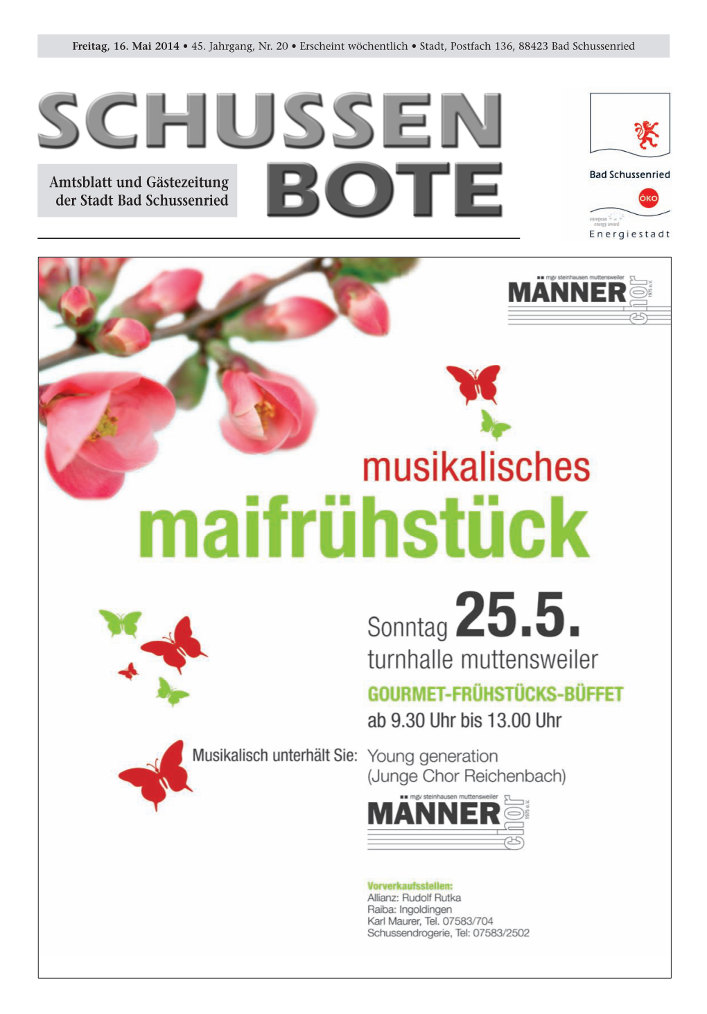 Amtsblatt Und Gästezeitung Der Stadt Bad