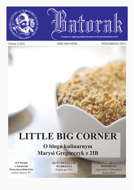 Little Big Corner O Blogu Kulinarnym Marysi Gregorczyk Z 2Ib