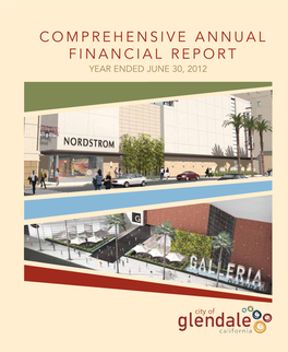 Comprehensive Annual Financial Report Year Ended June 30, 2012