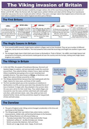 The Viking Invasion of Britain for Thousands of Years, Britain Has Been Invaded by Stronger Nations