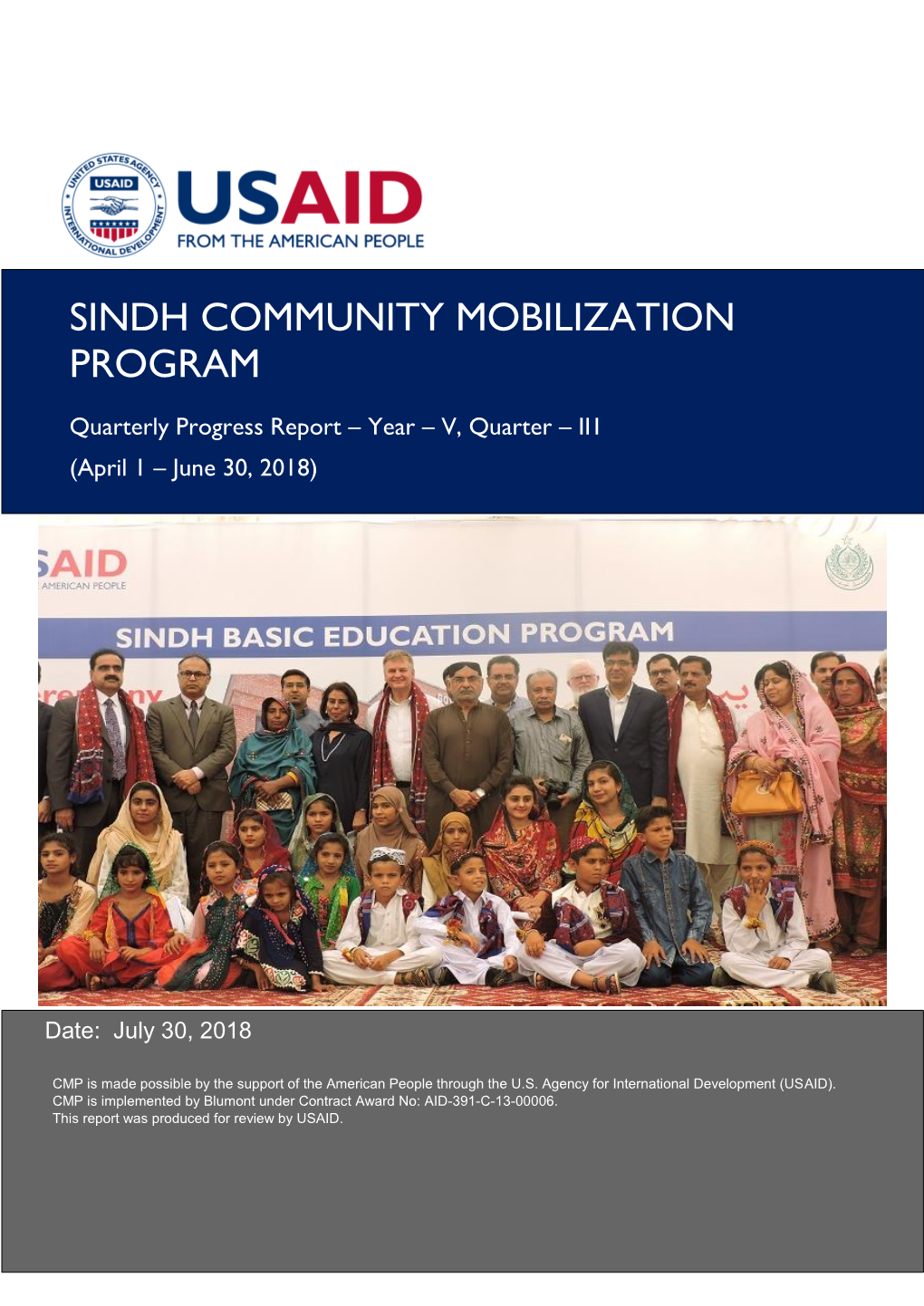 Sindh Community Mobilization Program