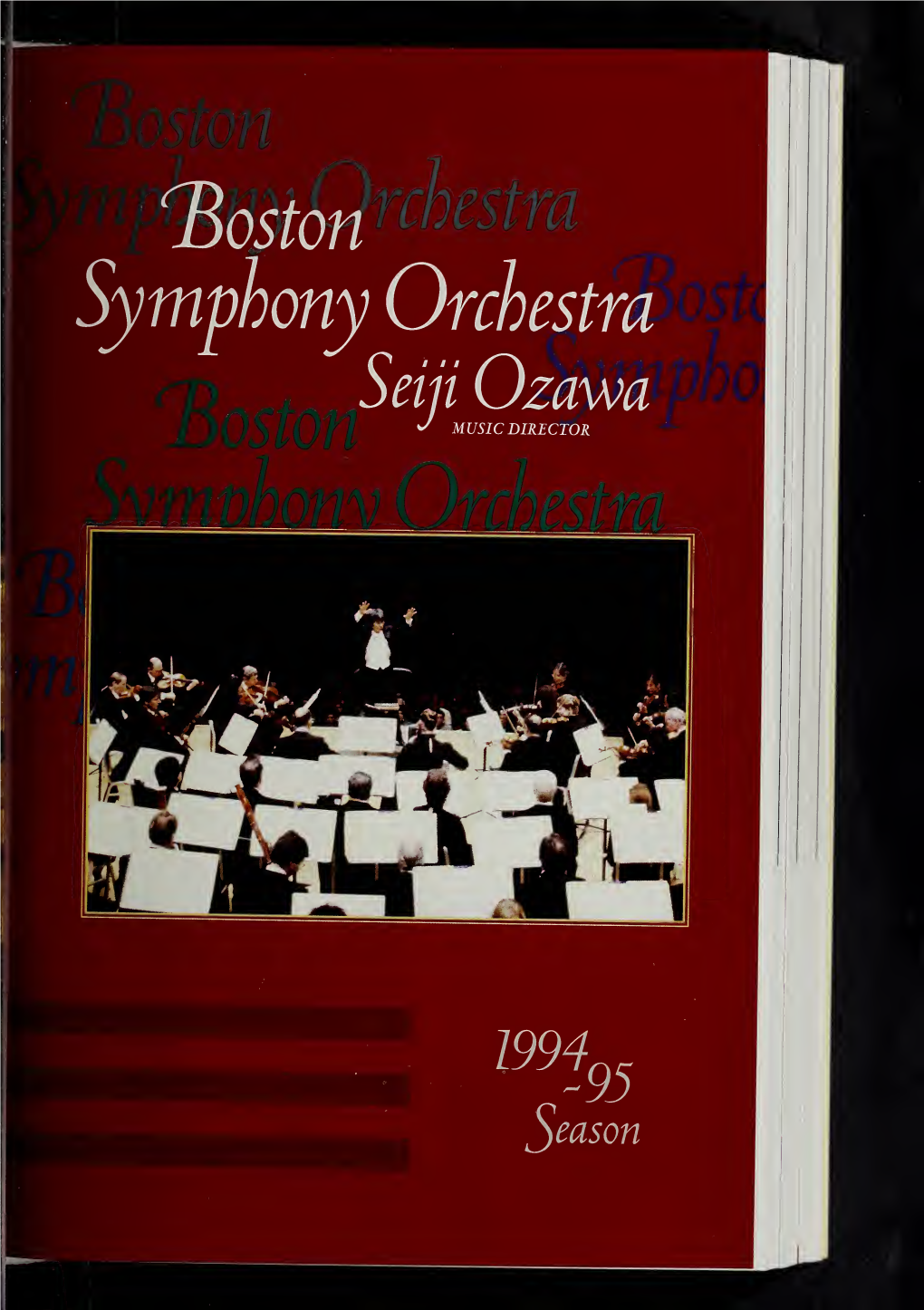 Boston Symphony Orchestra Concert Programs, Season 114, 1994-1995