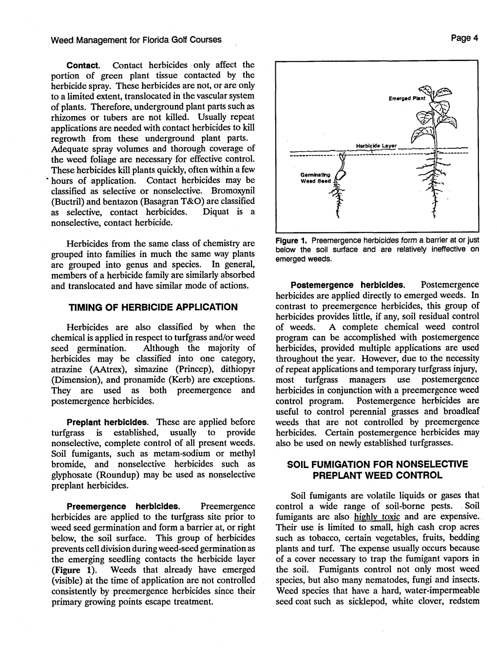 Weed Management for Florida Golf Courses Page 4 Contact. Contact