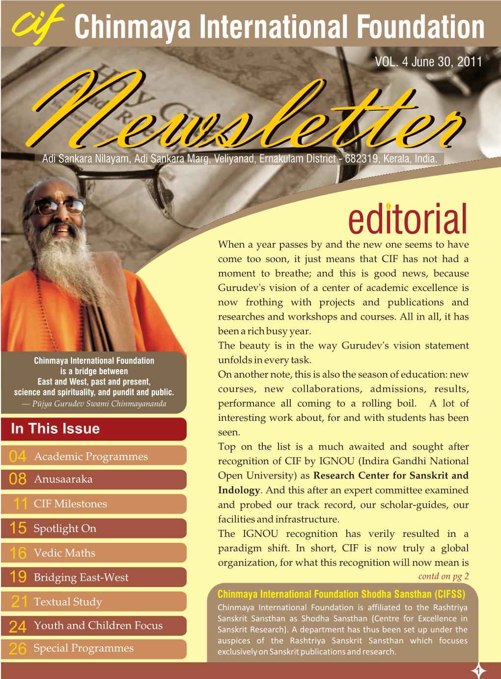 Newsletter 2011