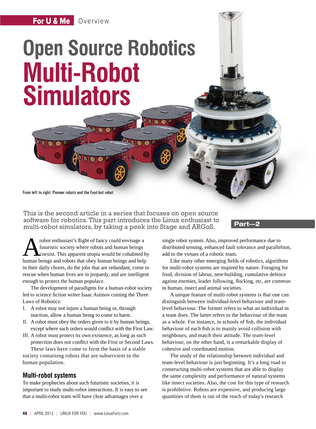 Multi-Robot Simulators
