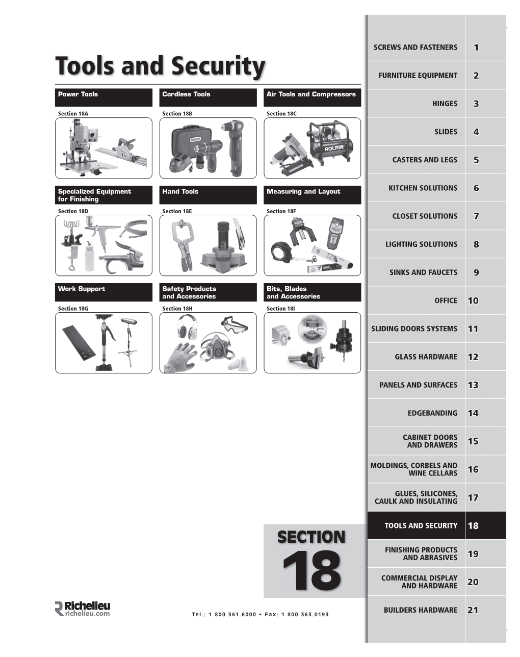 Tools and Security FURNITURE EQUIPMENT 2
