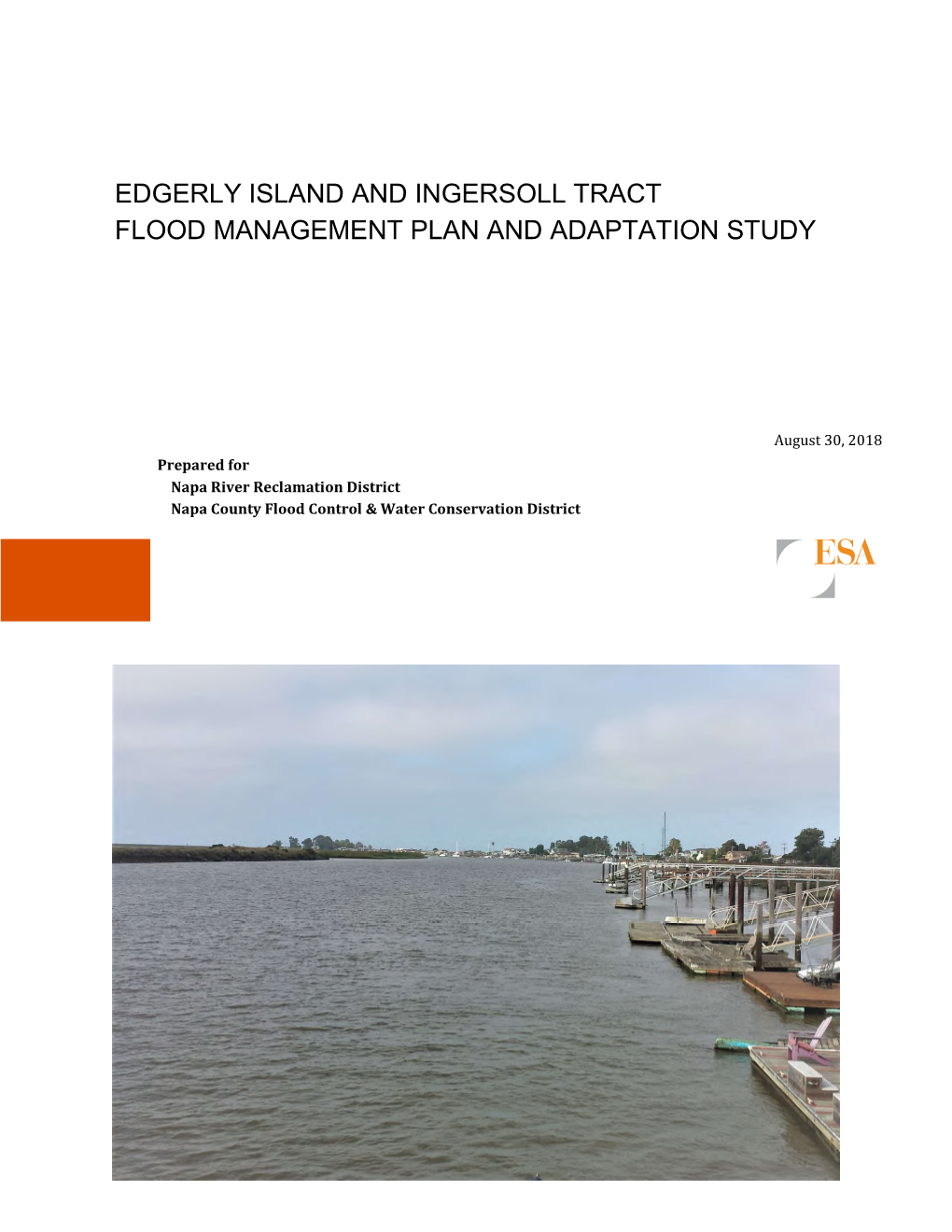 Edgerly Island and Ingersoll Tract Flood Management Plan and Adaptation Study 8/30/2018