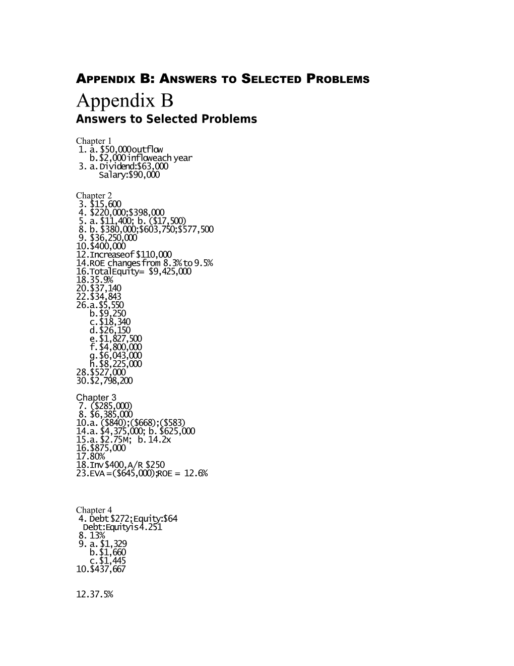 Appendix B: Answers to Selected Problems