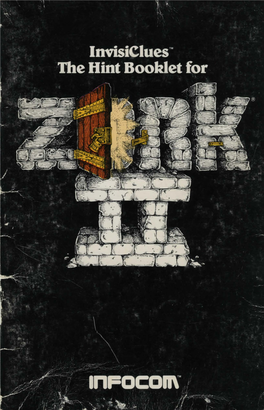 Zork2-Hintbook