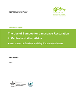 The Use of Bamboo for Landscape Restoration in Central and West Africa
