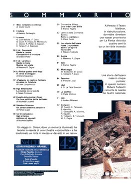 Sommario Della Rivista Amadeus, 2000