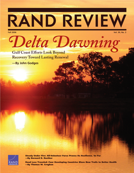 RAND Review, Vol. 30, No. 3, Fall 2006