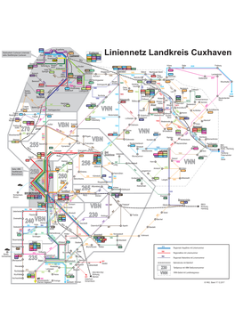 Liniennetz Landkreis Cuxhaven