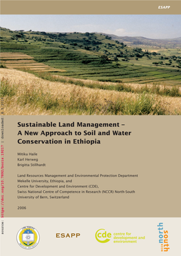 A New Approach to Soil and Water Conservation in Ethiopia