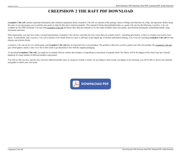 Creepshow 2 the Raft Book Download, PDF Download, Read PDF, Download PDF, Kindle Download CREEPSHOW 2 the RAFT PDF DOWNLOAD