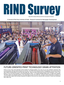 FUTURE-ORIENTED PRINT TECHNOLOGY GRABS ATTENTION China Is One of the Most Important World Markets for Koenig & Bauer