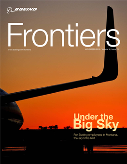 Big Sky for Boeing Employees in Montana, the Sky’S the Limit