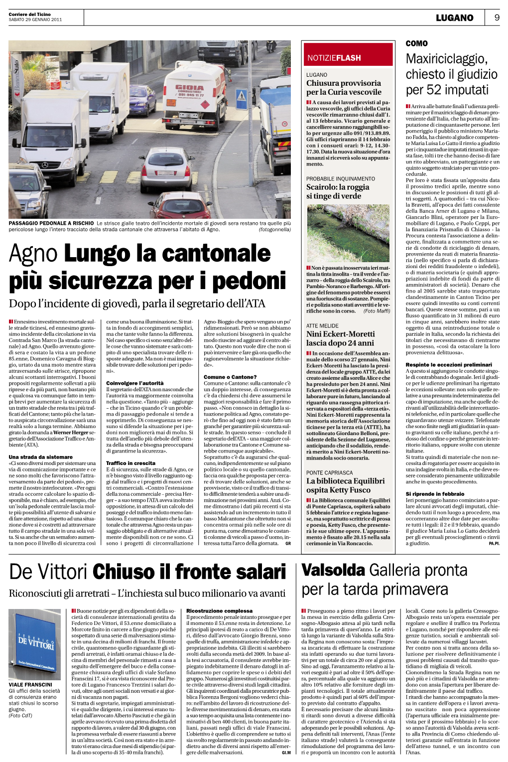 Corriere Del Ticino 29012011
