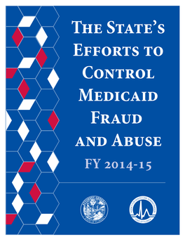 The State's Efforts to Control Medicaid Fraud and Abuse FY 2014-15 Statutory Authority Section 409.913, Florida Statutes (F.S.), Requires in Part That