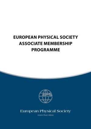 Eps Associate Membership Programme