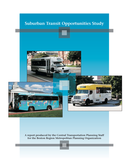 Suburban Transit Opportunities Study