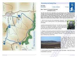 Chanctonbury and Cissbury Rings ROUTE O