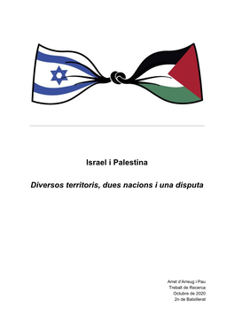 Israel I Palestina Diversos Territoris, Dues Nacions I Una Disputa