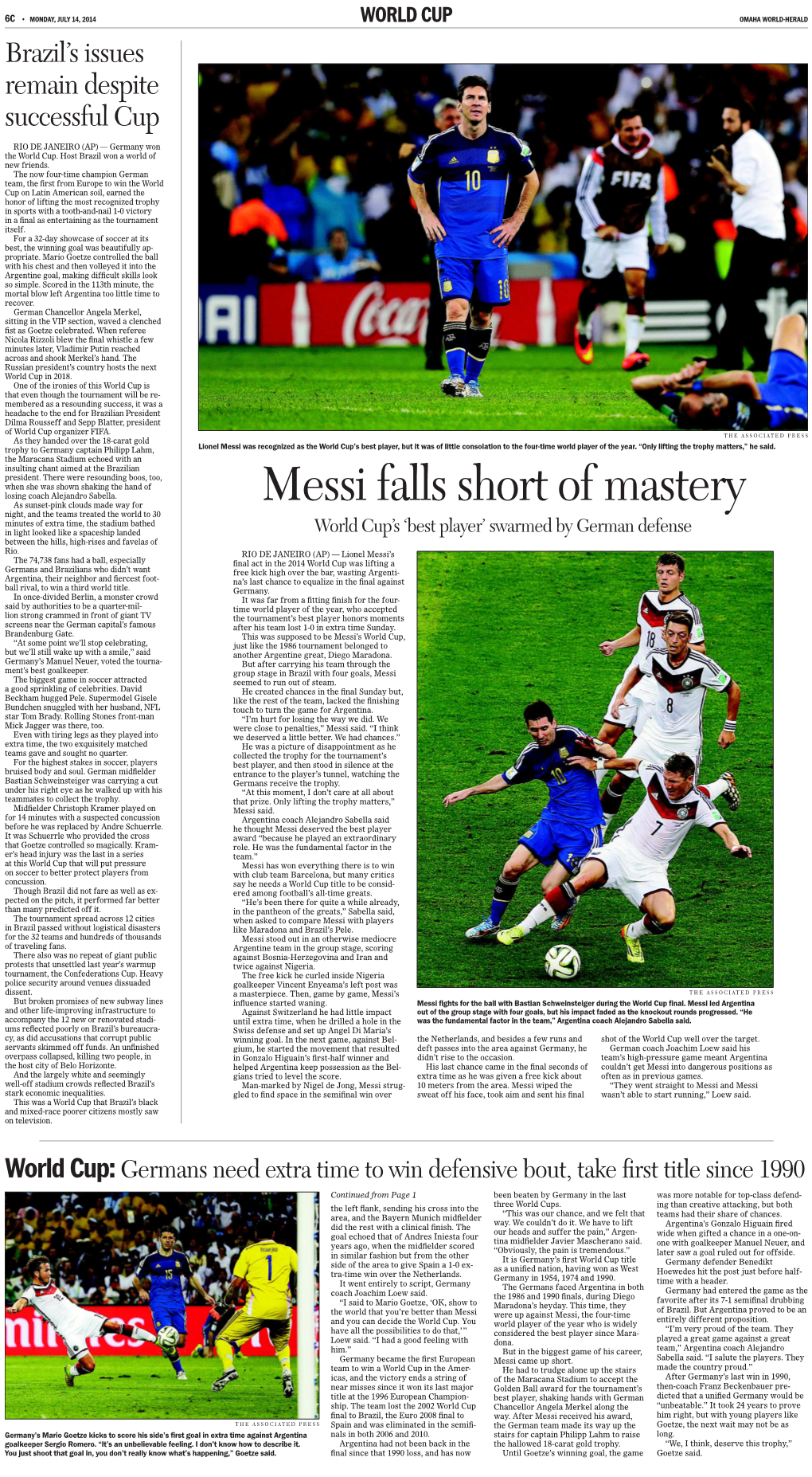Messi Falls Short of Mastery