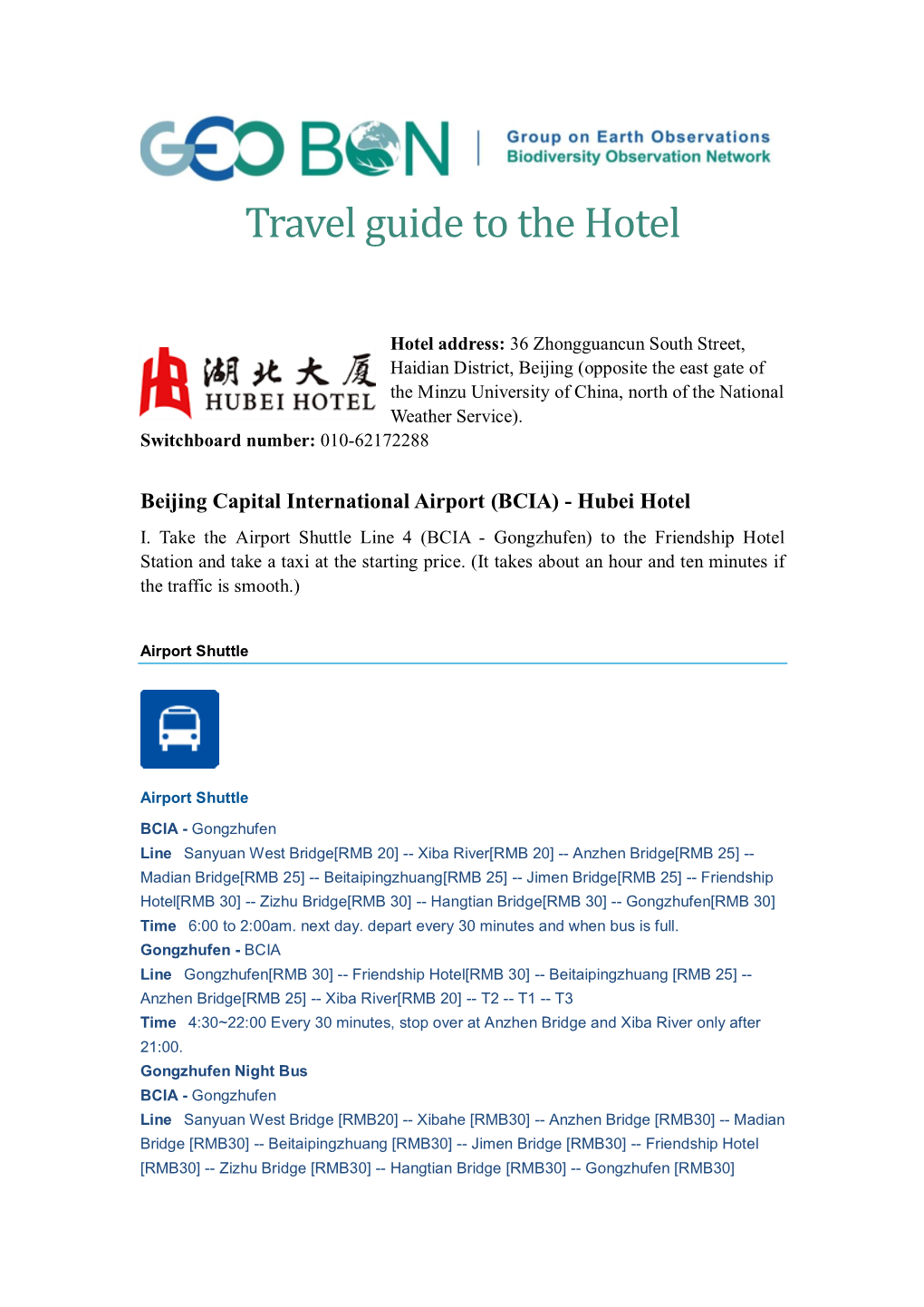 Travel Guide to the Hotel