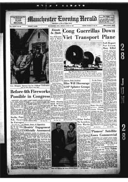 Cong Guerrillas Down Viet Transport Plane 9