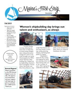 Women's Shipbuilding Day Brings out Talent and Enthusiasm, As Always