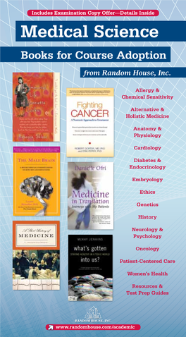 Medical Science Books for Course Adoption