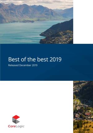Best of the Best 2019 Released December 2019 Table of Contents