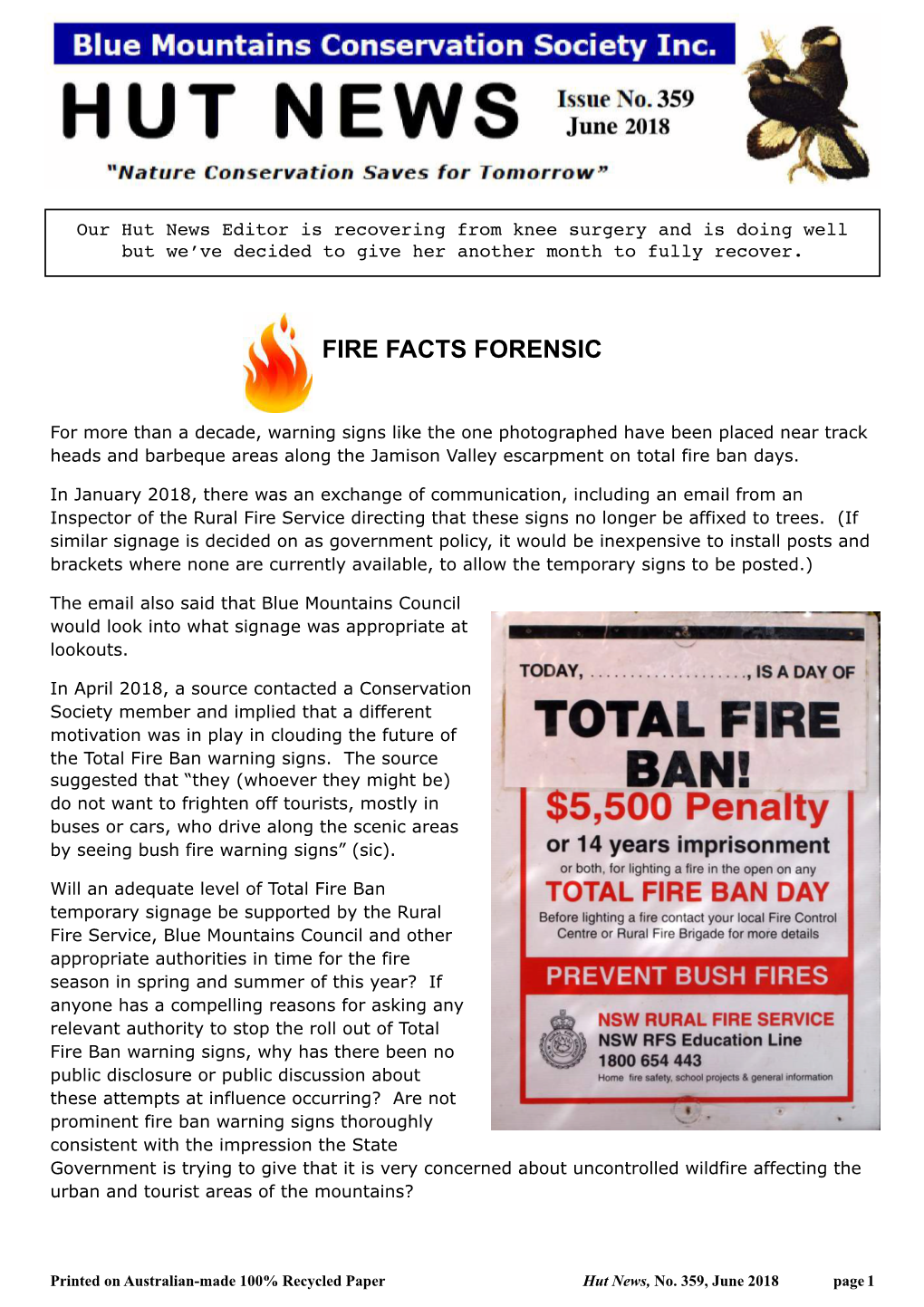 Fire Facts Forensic