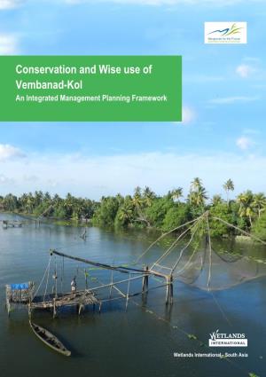 Conservation and Wise Use of Vembanad-Kol an Integrated Management Planning Framework