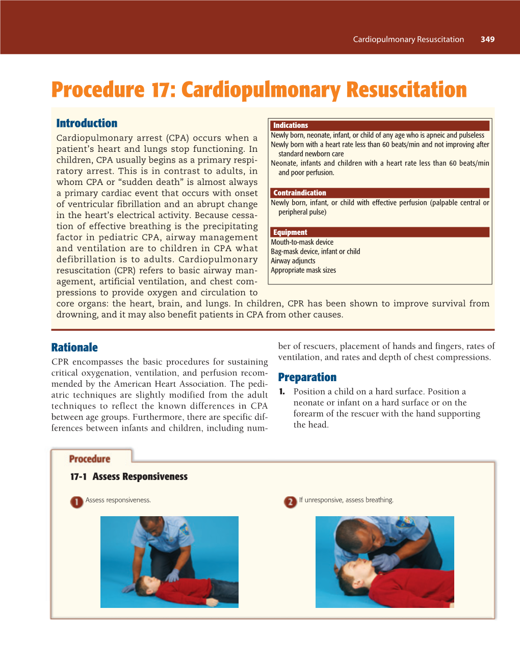Procedure 17: Cardiopulmonary Resuscitation