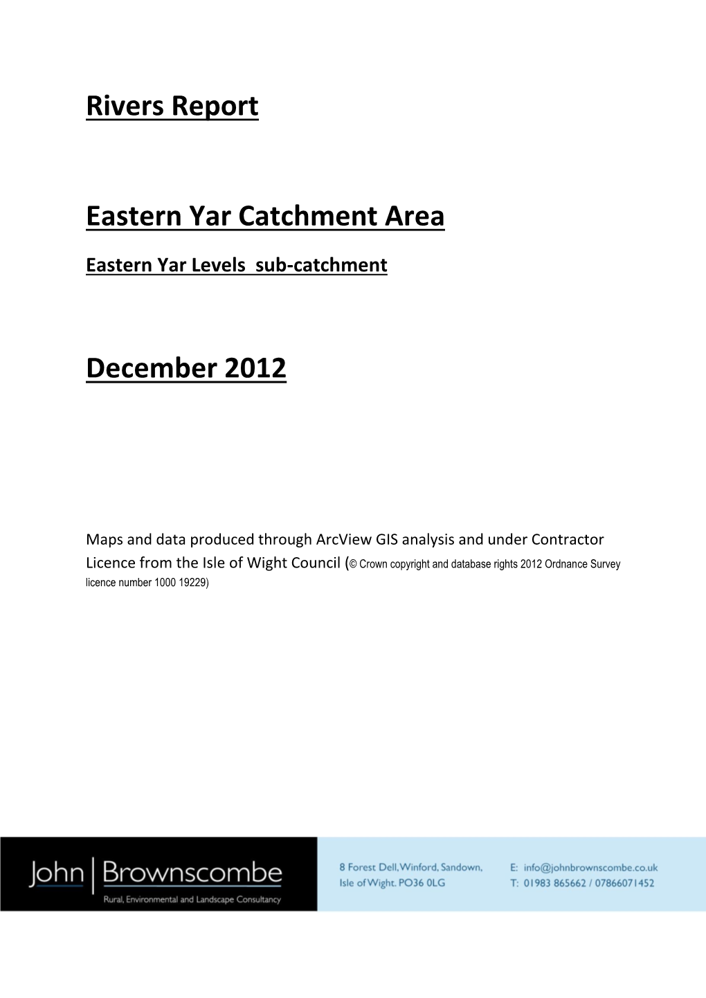 Eastern Yar Levels Final