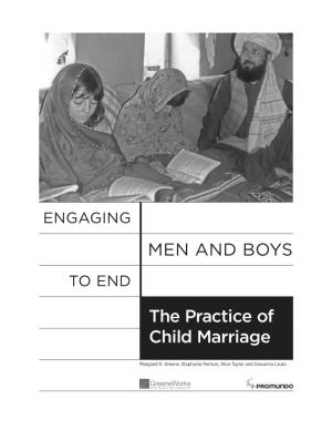 Engaging Men and Boys to End the Practice of Child Marriage