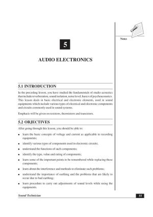 Audio Electronics