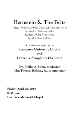 Bernstein & the Brits