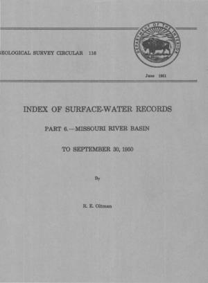 Of Surface-Water Records