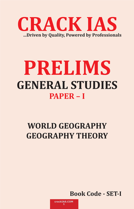 General Studies Paper – I