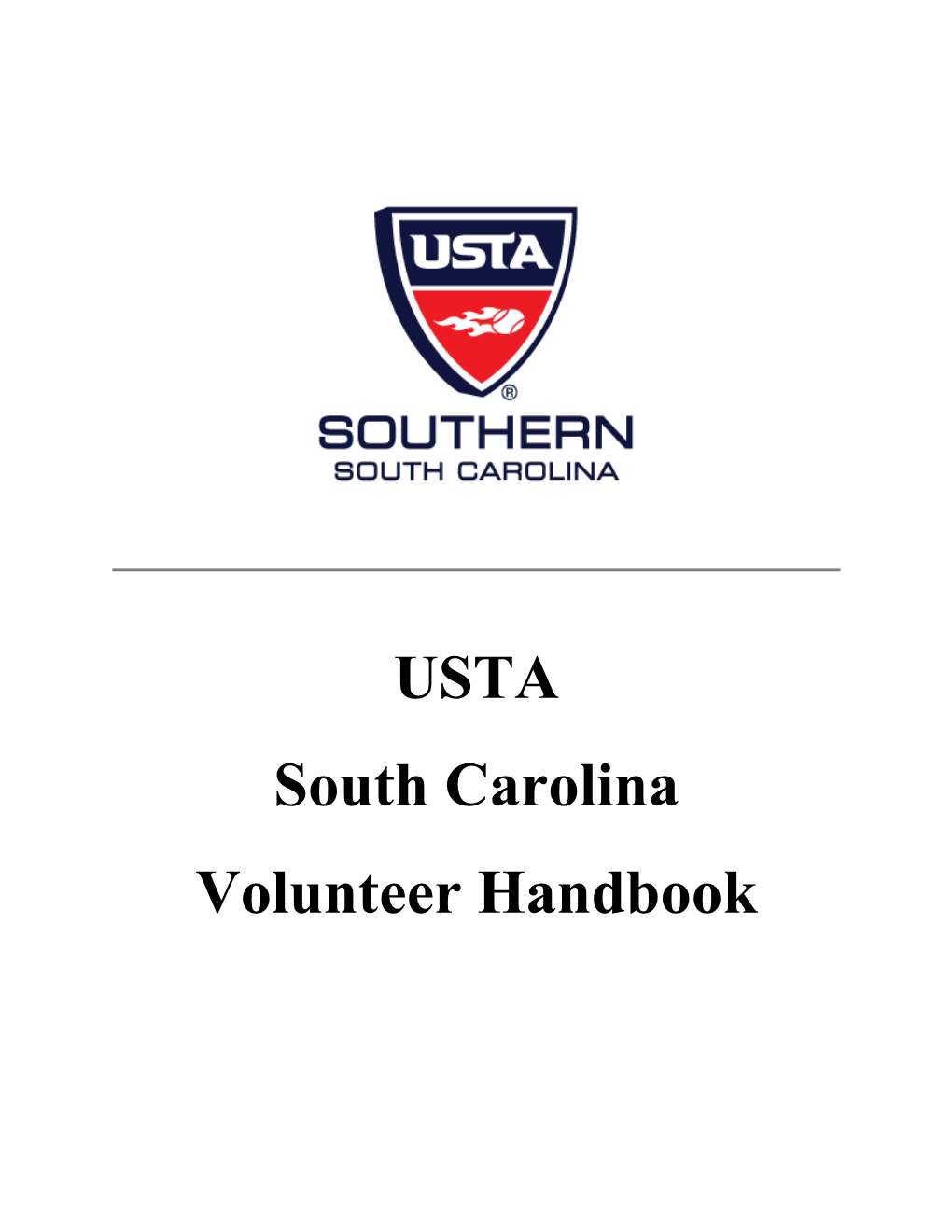 USTA South Carolina Volunteer Handbook