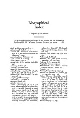 Biographical Index